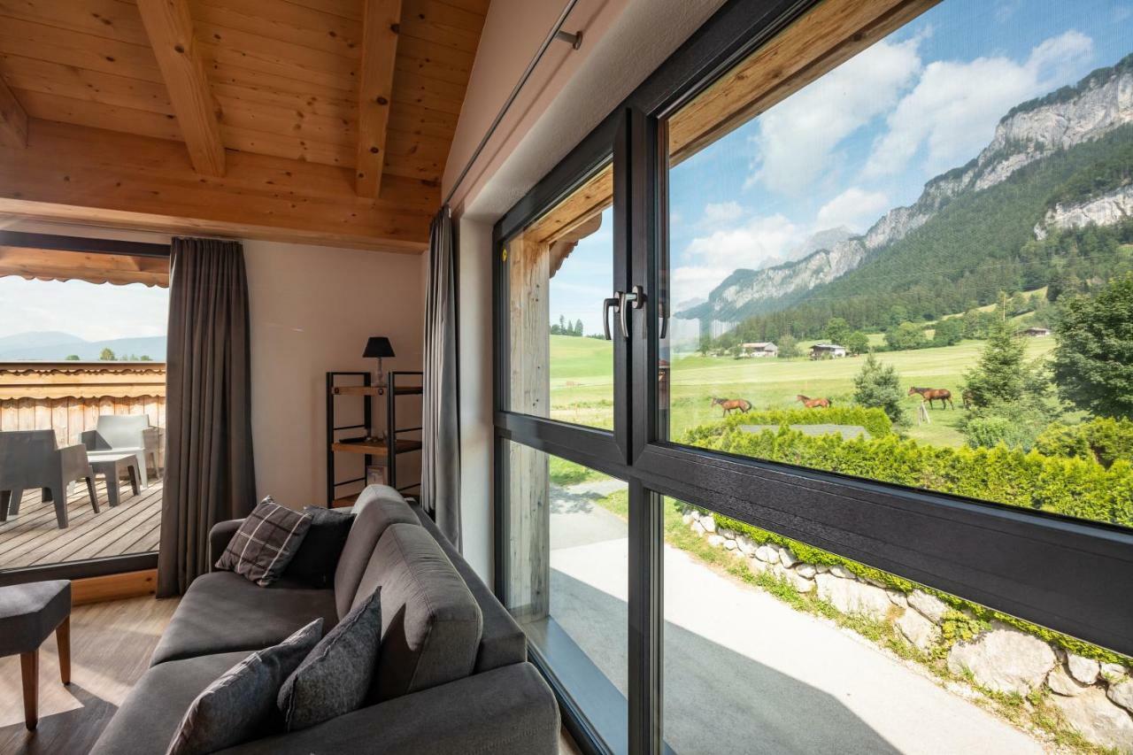Narzenhof Wellness Chalets, Familien & Luxus Apartments Am Bauernhof Sankt Johann in Tirol Luaran gambar