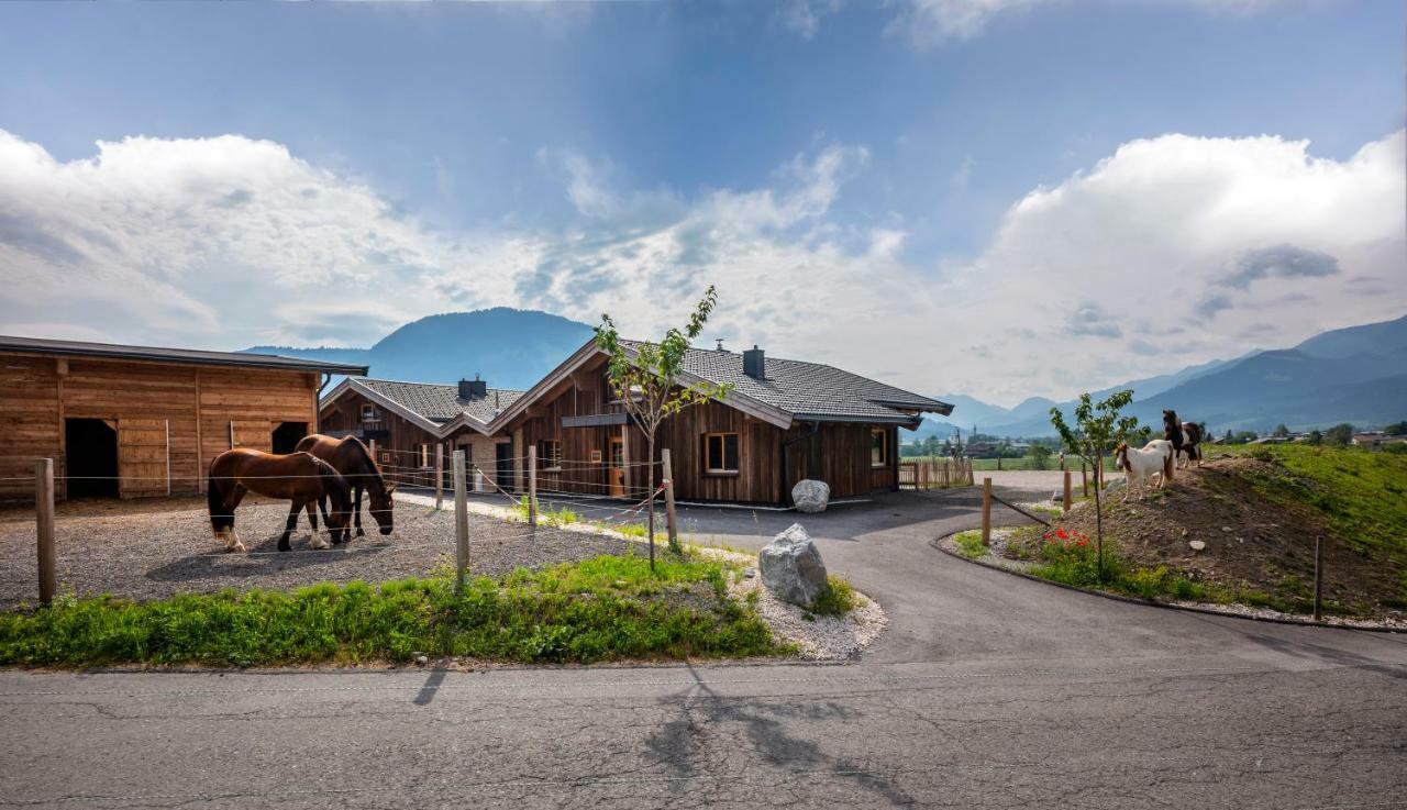 Narzenhof Wellness Chalets, Familien & Luxus Apartments Am Bauernhof Sankt Johann in Tirol Luaran gambar